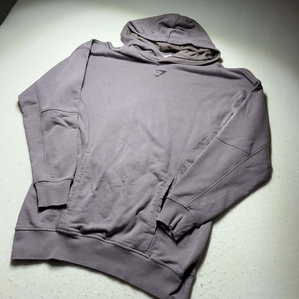 Gymshark Heritage Washed Hoodie Dusk Purple Size M